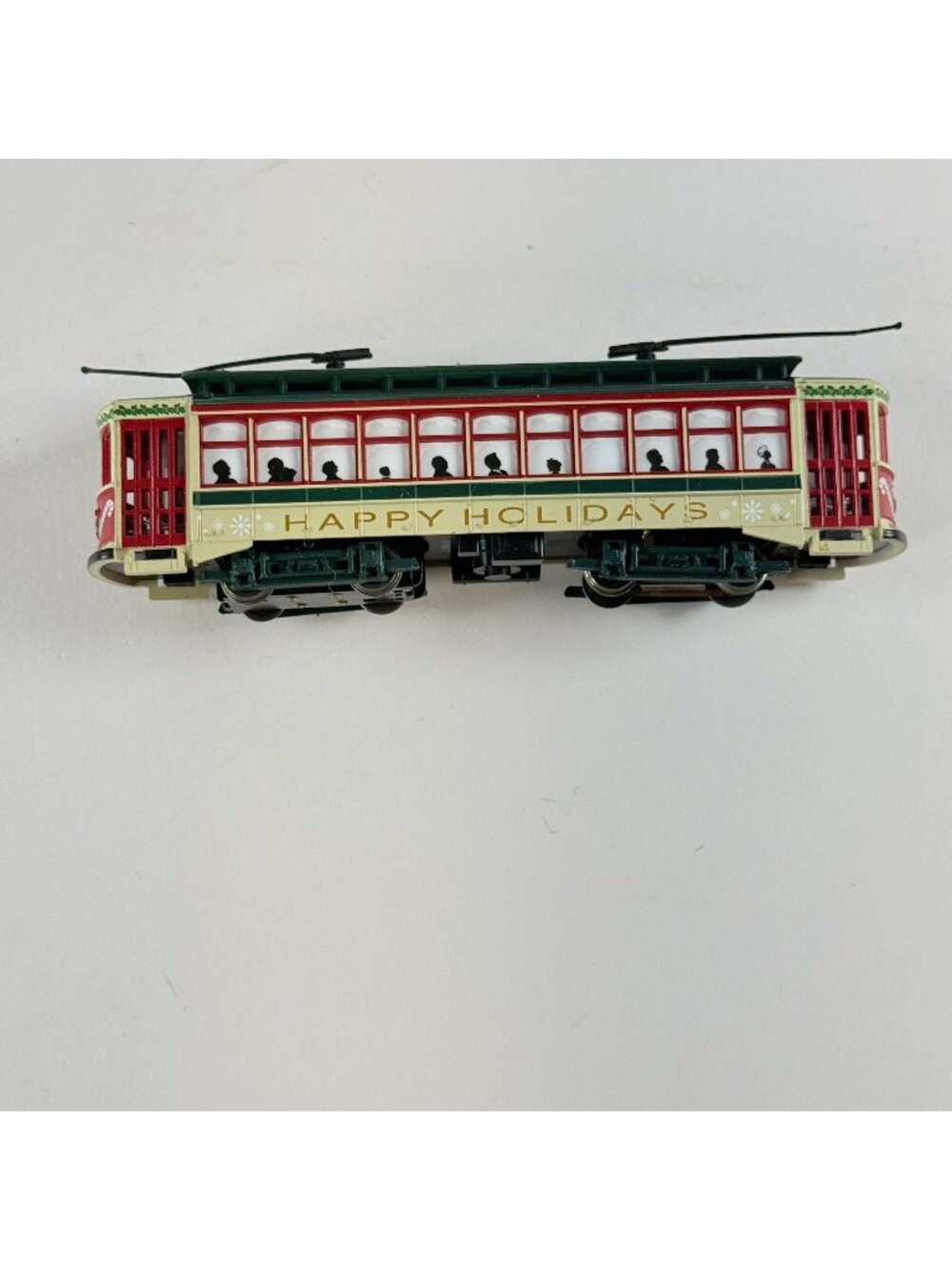 Vintage Bachmann HO Happy Holidays Brill Trolley 16040 Lighted Christmas Train